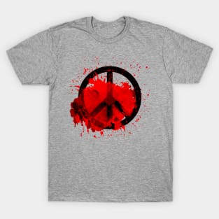 Peace of a Rainbow - Red T-Shirt